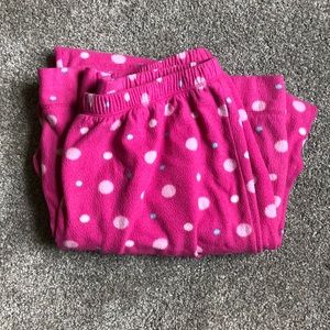 Pink pajama pants